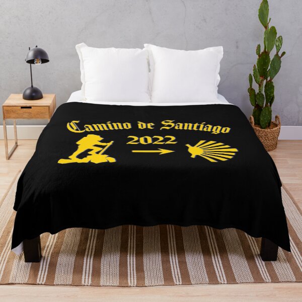 Item preview, Camino de Santiago 2022 Male Pilgrim Yellow Arrow Scallop Shell designed and sold by Brasilia.