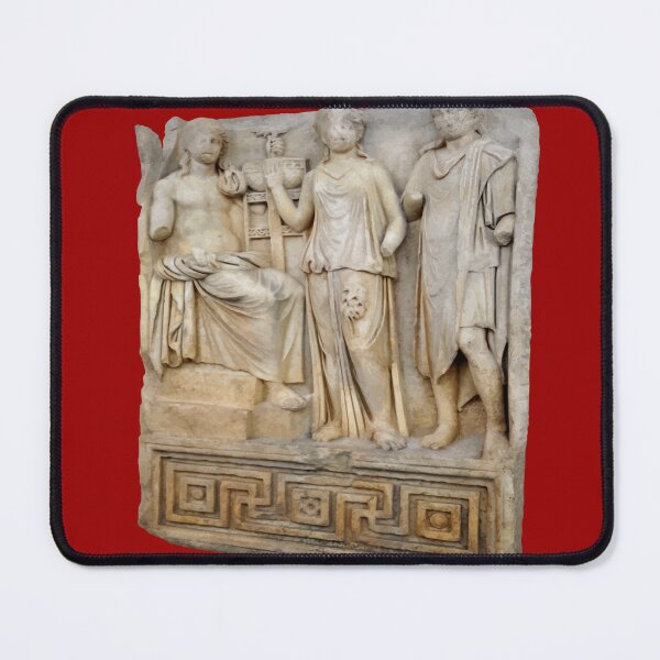 Item preview, Major Greek God With Priestess On Oracular Shrine Cut Out designed and sold by taiche.