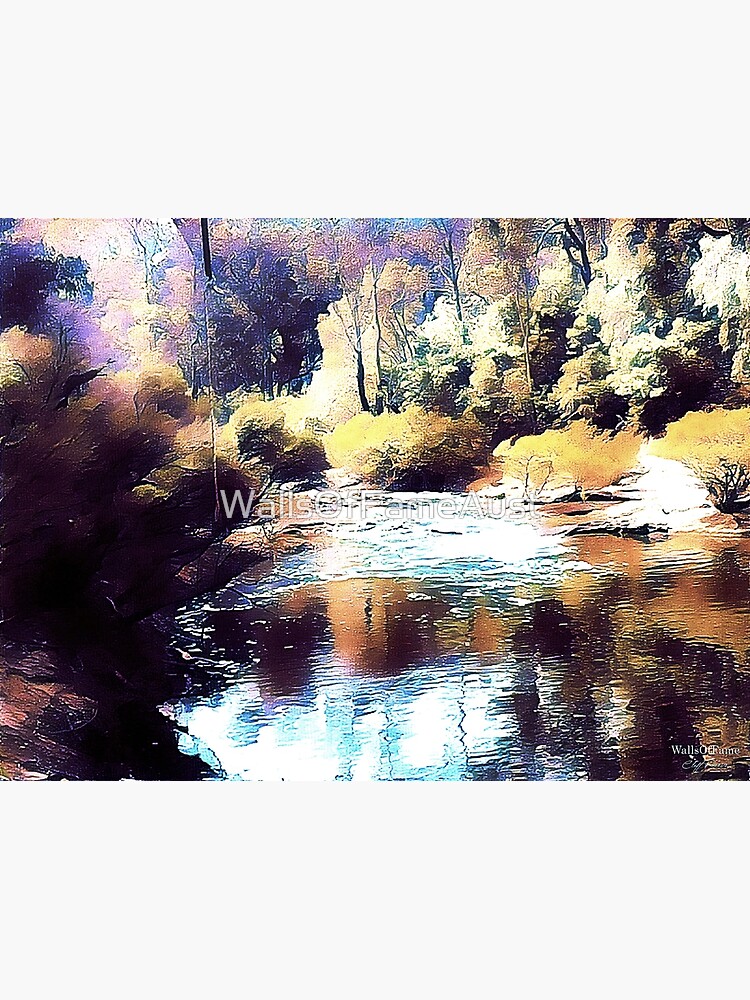 "Blackwood River, Western Australia. Digital Painting. WallsOfFame