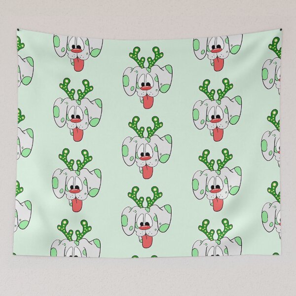 Item preview, Red Nosed Reindog designed and sold by HoneyHollow.