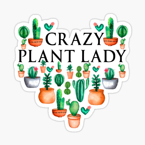 Item preview, Funny Gardening Shirt - Crazy Plant Lady designed and sold by SunsetGloww.