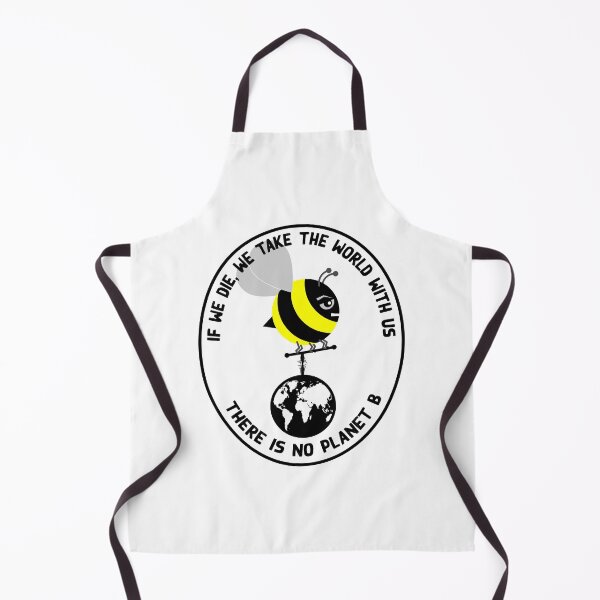 Item preview, One angry bee carrying the world on a fraying rope designed and sold by Hollyharry.