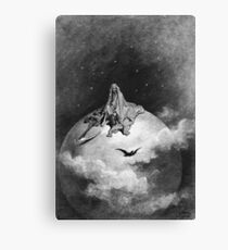 Gustave Dore, 1883, Illustration, Edgar Allan Poe, 'The Raven' Canvas Print
