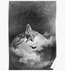 Gustave Dore, 1883, Illustration, Edgar Allan Poe, 'The Raven' Poster