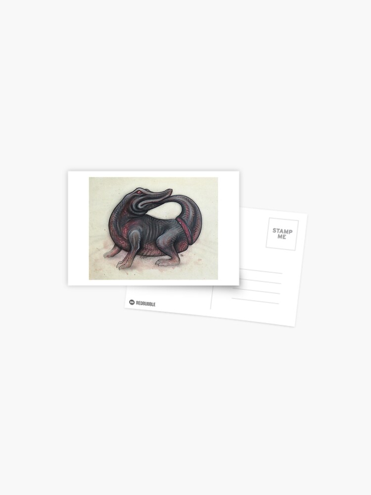Thumbnail 1 of 2, Postcard, Turn Tail designed and sold by Firedrake.