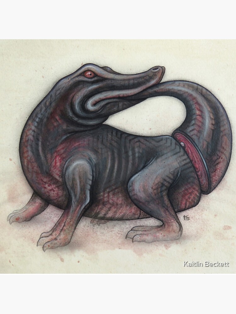 Thumbnail 4 of 4, Pillow, Turn Tail designed and sold by Firedrake.