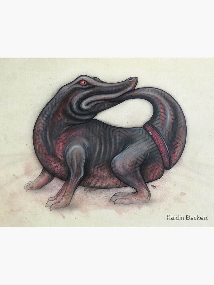 Thumbnail 3 of 3, Sticker, Turn Tail designed and sold by Firedrake.