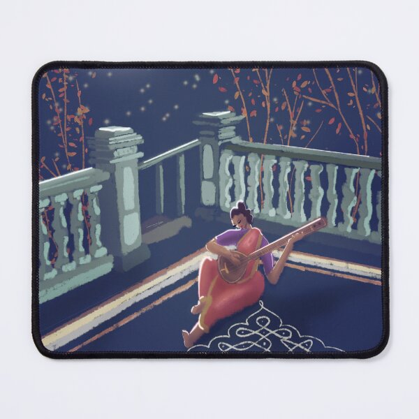 Item preview, Woman playing sitar designed and sold by Mirkwoodfaerie.