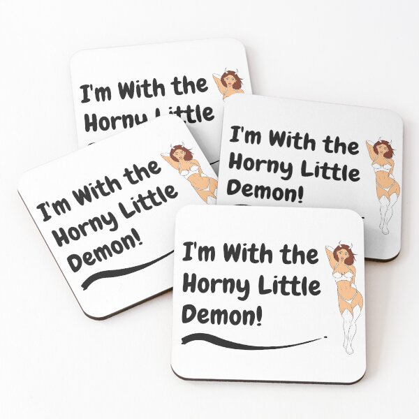Item preview, Swinger Hotwife I'm With the Horny Little Demon (Couples Design) designed and sold by swingersshop.