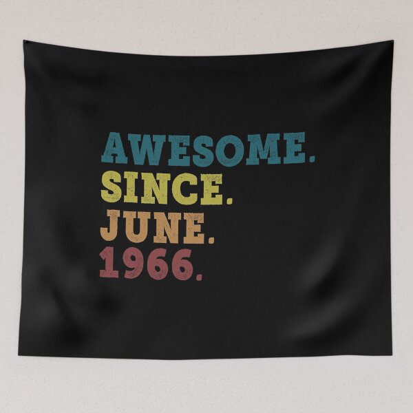 Item preview, Awesome Since June 1966 Retro Vintage 56th Birthday Gift designed and sold by designbychow.