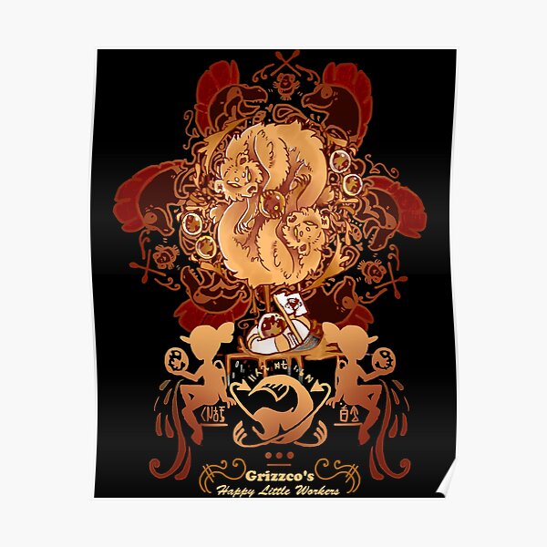 Les joyeux petits travailleurs de Grizzco Poster