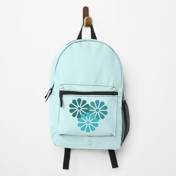 Item preview, Teal Flower Blossoms  designed and sold by burbankdesigns.