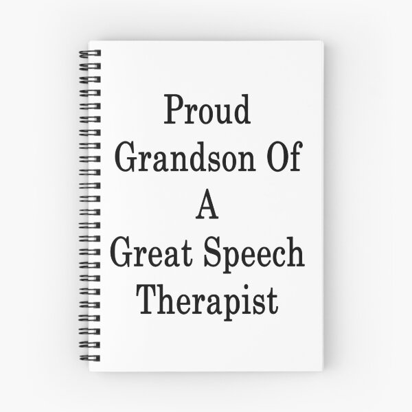 Item preview, Proud Grandson Of A Great Speech Therapist  designed and sold by supernova23.
