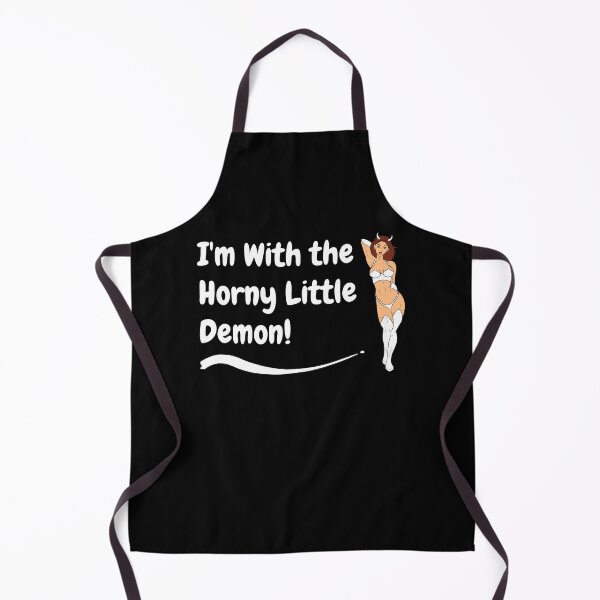 Item preview, Swinger Hotwife I'm With the Horny Little Demon (Couples Design) For dark colors designed and sold by swingersshop.