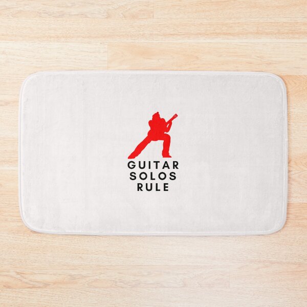 Item preview, Guitar Solos Rule, fun, white t-shirt, stickers, mugs and more! designed and sold by JCMCDesigns.