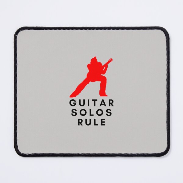 Item preview, Guitar Solos Rule, fun, white t-shirt, stickers, mugs and more! designed and sold by JCMCDesigns.