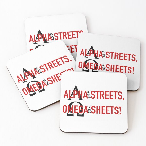 Item preview, Alpha in the Streets, Omega in the Sheets designed and sold by spottedhound.