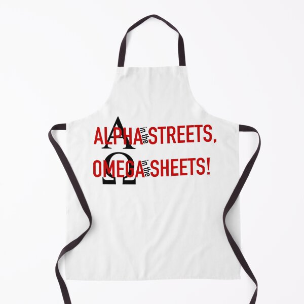 Item preview, Alpha in the Streets, Omega in the Sheets designed and sold by spottedhound.