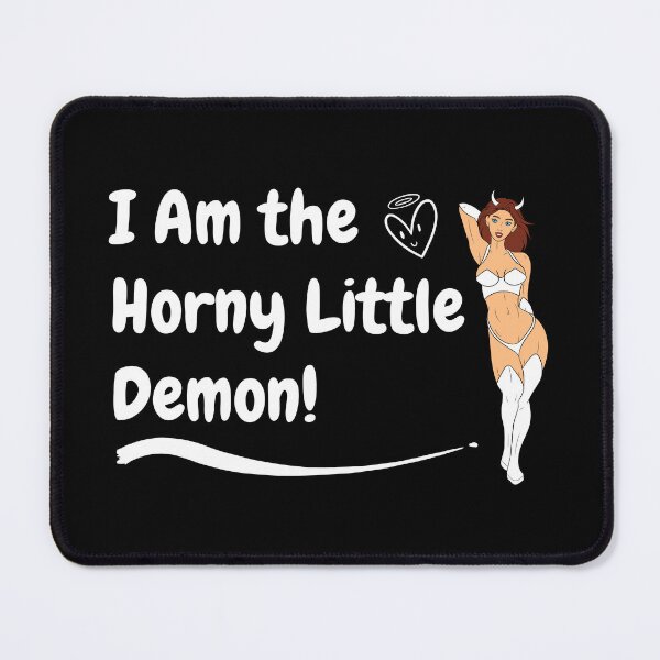 Item preview, Swinger Hotwife I Am the Horny Little Demon (Couples Design) For dark colors. designed and sold by swingersshop.