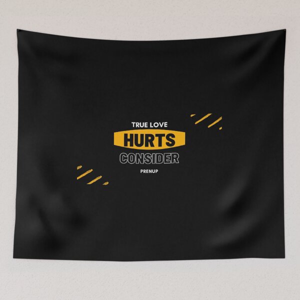 Item preview, True love hurts funny designed and sold by Xodin.