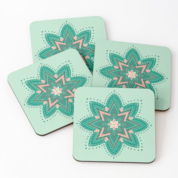 Item preview, Green mandala designed and sold by Home Cyn Home.