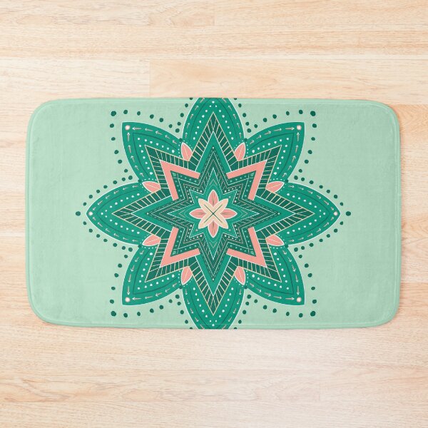 Item preview, Green mandala designed and sold by Home Cyn Home.