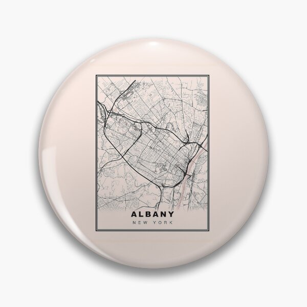 Item preview, Minimalist Albany Map designed and sold by Tamas Das.