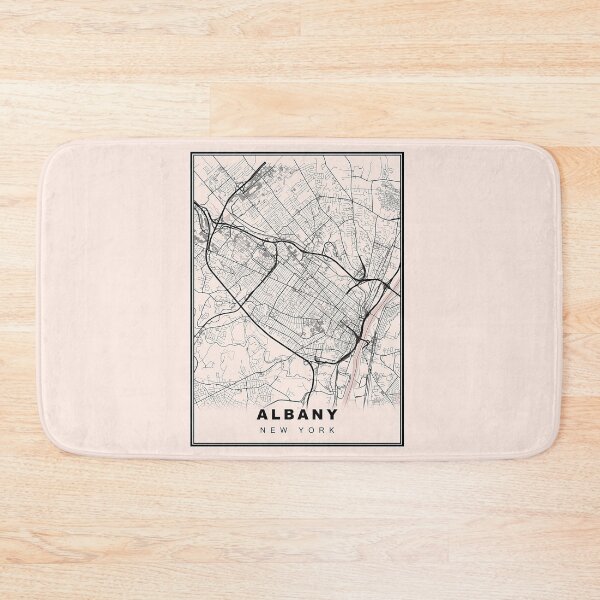 Item preview, Minimalist Albany Map designed and sold by Tamas Das.