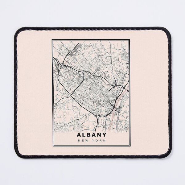 Item preview, Minimalist Albany Map designed and sold by Tamas Das.