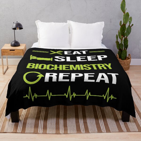 Item preview, Funny Eat Sleep Repeat Biochemistry Biochemist designed and sold by HappyTshirt1238.
