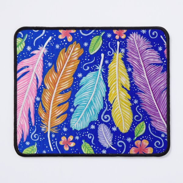 Item preview, Feathers and Frangipanis designed and sold by Soozie Wray.