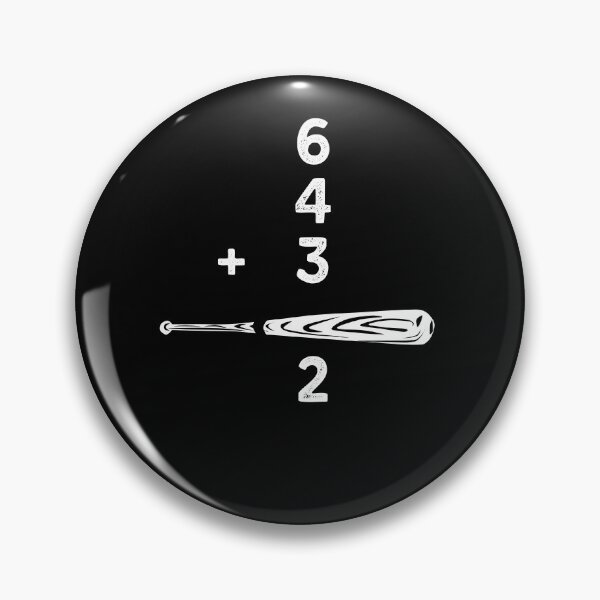 Item preview, Baseball Softball Game Math 6 4 3 2 Double Play designed and sold by Mindcaptain.