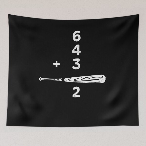 Item preview, Baseball Softball Game Math 6 4 3 2 Double Play designed and sold by Mindcaptain.