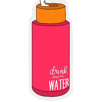 Frank Green Drink Bottle Drink More Water Sticker for Sale by  Dakotasdesigns