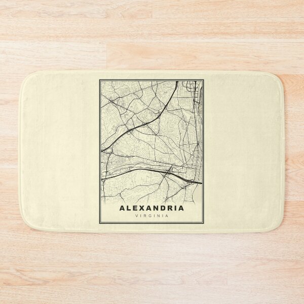 Item preview, Minimalist  Alexandria Map designed and sold by Tamas Das.