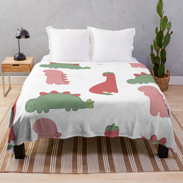 Item preview, cute strawberry dinosaur sticker pack designed and sold by blar-417.