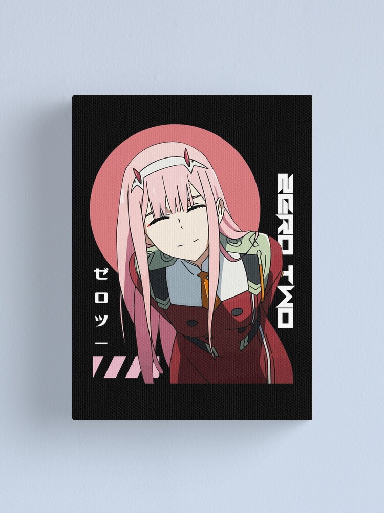 Zero Two Darling In The Franxx Anime Aesthetic Kawaii Japanese Manga Canvas Print For Sale By 8300