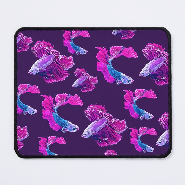 Item preview, Beautiful Dragon Scale Betta Fish - Super Delta Tail Monster Mask Blue Fuchsia Vivid Purple Betta Fish Breed - Bundle Pack designed and sold by Cawaiico.