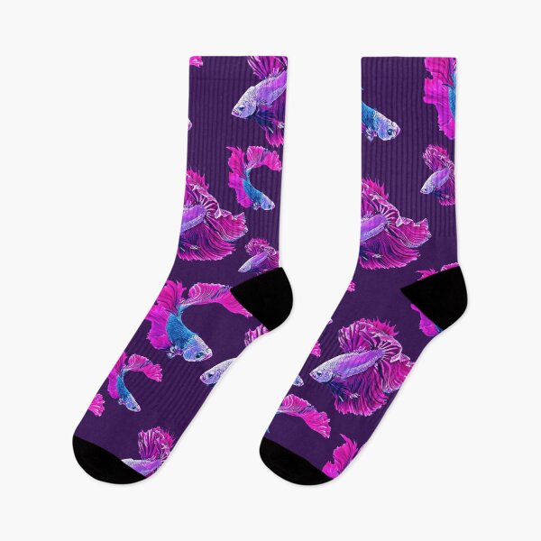 Item preview, Beautiful Dragon Scale Betta Fish - Super Delta Tail Monster Mask Blue Fuchsia Vivid Purple Betta Fish Breed - Bundle Pack designed and sold by Cawaiico.