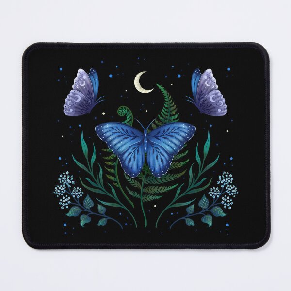Blue Morpho Butterfly Mouse Pad