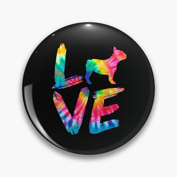 Artikelvorschau, French Bulldog Love Tie Dye Design entworfen und verkauft von rafaeltto.