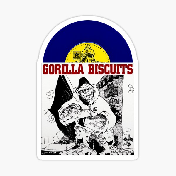 Gorilla Biscuits Sticker Decal Walter Schreifels laptop skateboard car truck 