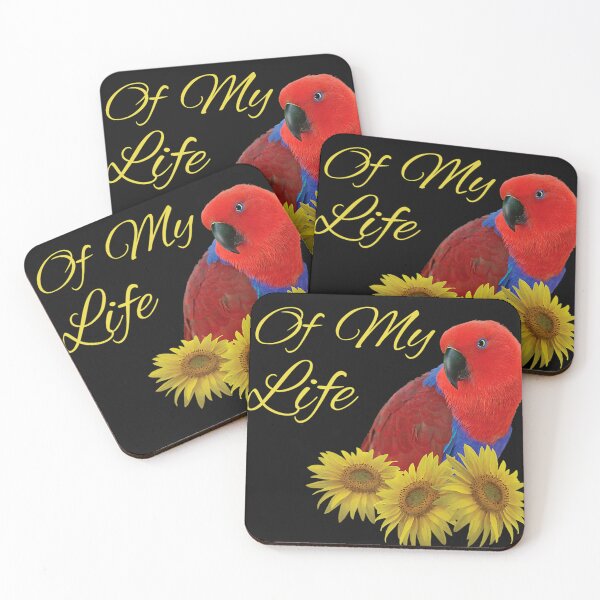 Item preview, Eclectus Parrot, Female, Sunshine Sunflower Premium designed and sold by stirkzdhohne.