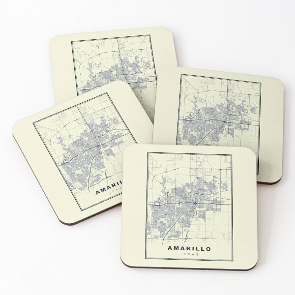Item preview,  Minimalist  Amarillo Map designed and sold by Tamas Das.