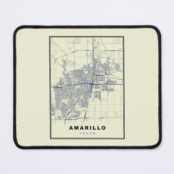 Item preview,  Minimalist  Amarillo Map designed and sold by Tamas Das.