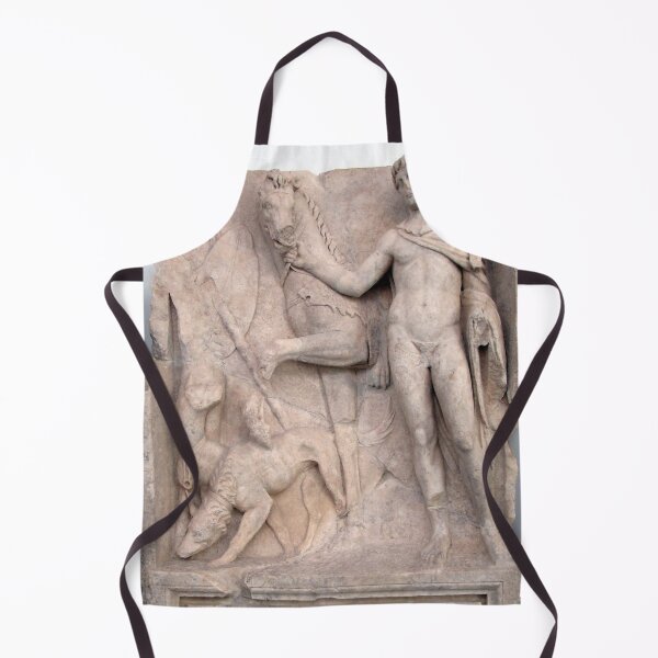 Item preview, Sebasteion Relief Sculpture Royal Hero Horse And Hounds designed and sold by taiche.