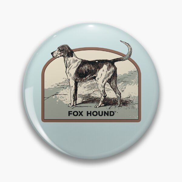 Item preview, Dog Fox Hound illustration designed and sold by Lemomo-zoo.