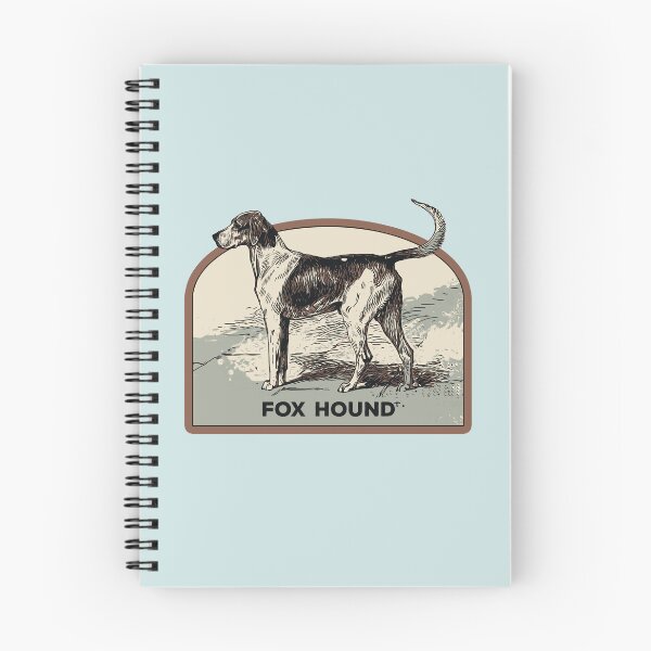 Item preview, Dog Fox Hound illustration designed and sold by Lemomo-zoo.