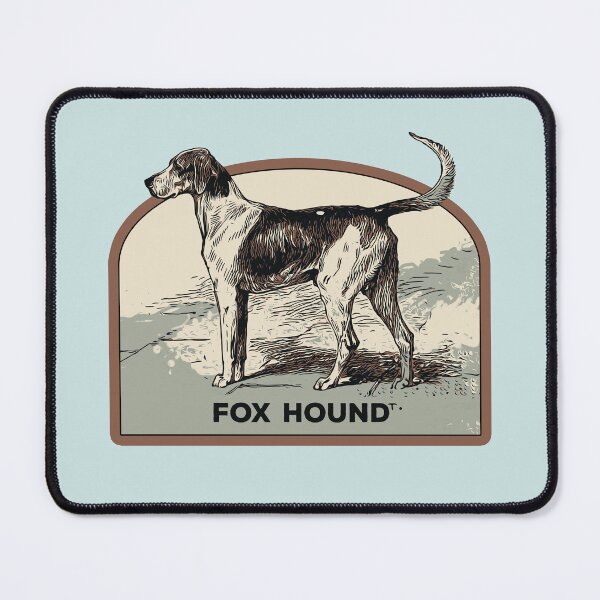 Item preview, Dog Fox Hound illustration designed and sold by Lemomo-zoo.