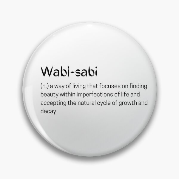 Item preview, Wabi-sabi Japanese word designed and sold by MiniKila.